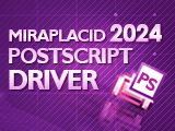 Miraplacid PostScript Driver - PostScript printer driver with print job injection ability